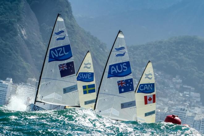 Rio 2016 – Extreme Finn sailing ©  Robert Deaves